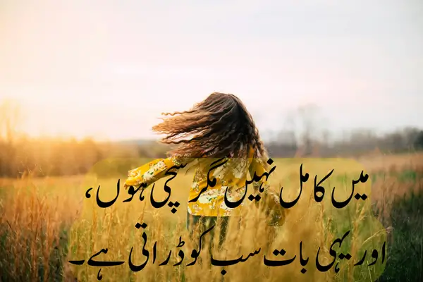 Best 2 Lines Attitude Shayari For Boys and Girls in Hindi میں ایسے چلتا ہوں جیسے زمین میری ہو،
کیونکہ میرا انداز اتنا گہرا ہے کہ کوئی سمجھ نہ پائے۔