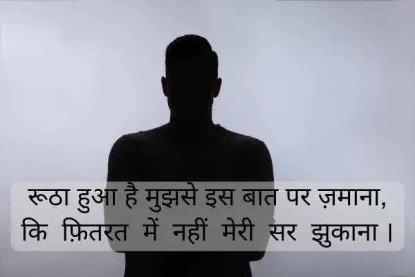 Top 50+ Boys Attitude Shayari 2Lines in Hindi 2025 Boys Attitude Shayari